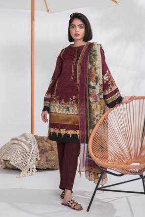 Sapphire Dreamy Vines B Summer Lawn Collection 2020 | Sapphire Lawn